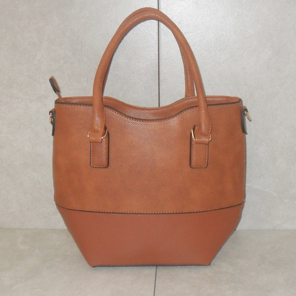 NEW Belted Medium Tan Handbag - Picture 3 of 4